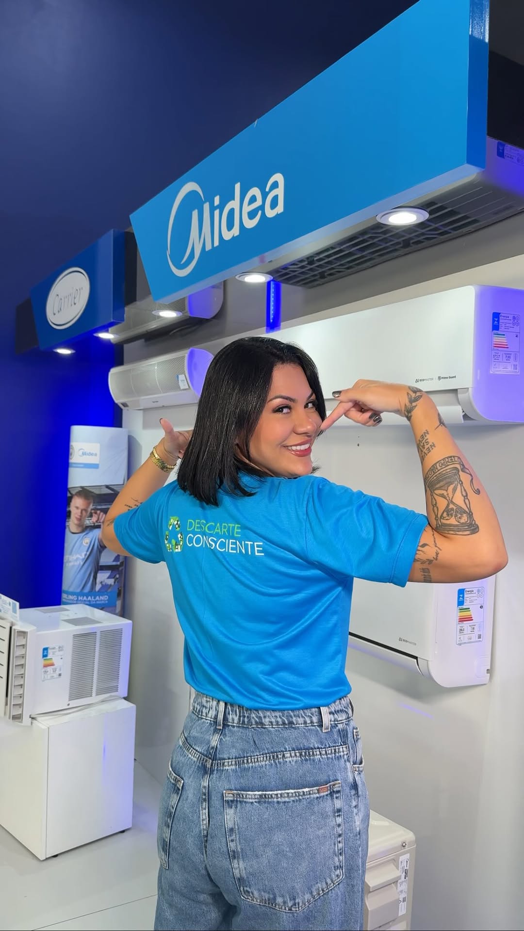 Emily em campanha para marca